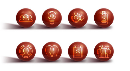set line users group create account screen vector image