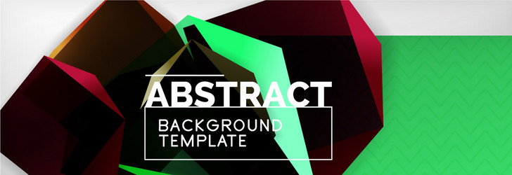 Dark 3d triangular low poly shapes abstract vector