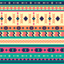 Tribal seamless pattern aztec geometric Royalty Free Vector