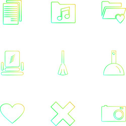 files file type windows os documents vector image