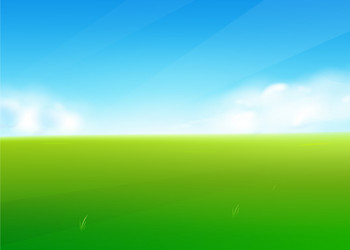 spring field nature background with green grass vector