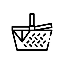 pico cao icon thin linear style design isolated vector image