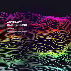 abstract background with a colored dynamic vector