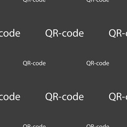qr-code sign icon scan code symbol seamless vector image