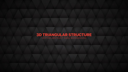 3d triangles technological dark gray abstract vector