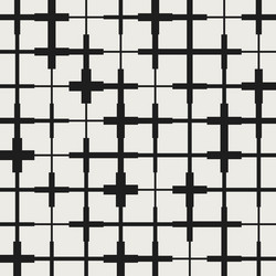 Seamless crosses pattern vector