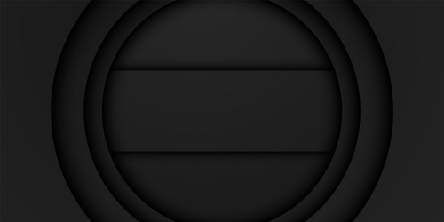 abstract black frame background circular overlap vector image