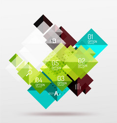 square abstract background vector