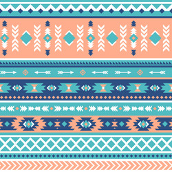 Tribal seamless pattern aztec geometric Royalty Free Vector