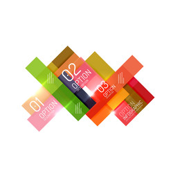 geometric abstract background colorful elements vector image