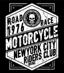 vintage motorcycle labels badges and design Vector Image