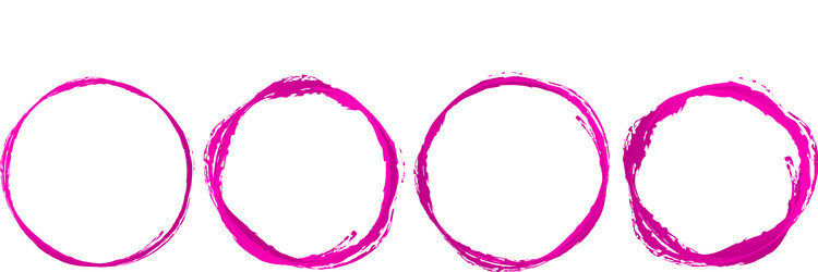 grungy textured circle element shape circular vector image