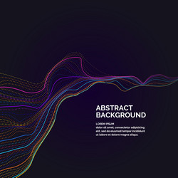 abstract background with a colored dynamic vector image