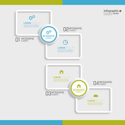 comparative chart with templates for presentation vector image