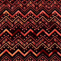 abstract colorful coral zigzag line pattern vector image