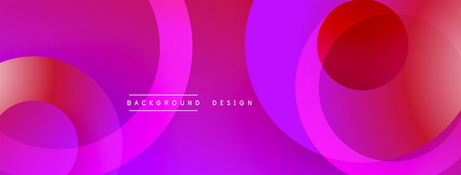 abstract composition with layered circular vector image