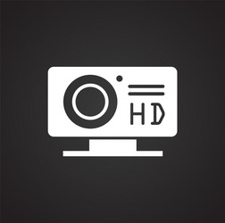 computer hardware icon on background for graphic vector image