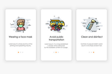 help prevent spread virus if you are sick vector image