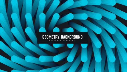 in dynamics abstract background with round blue vector image