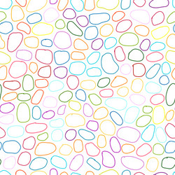 Pebble colorful background seamless pattern vector