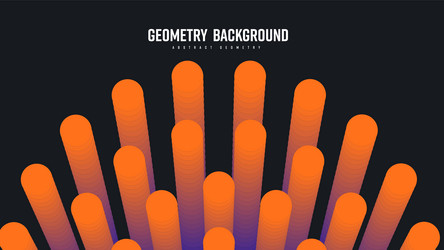abstract background with round orange gradient vector image