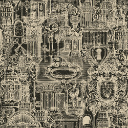 abstract seamless pattern on ancient architecture vector image