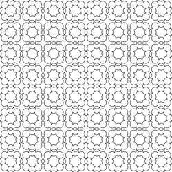 Seamless monochrome pattern arbitrary lines vector