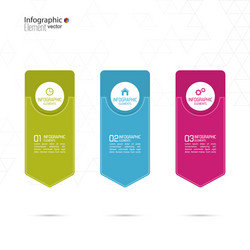 comparative chart with templates for presentation vector image