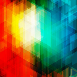 3d square transparent elements and blocks techno vector image