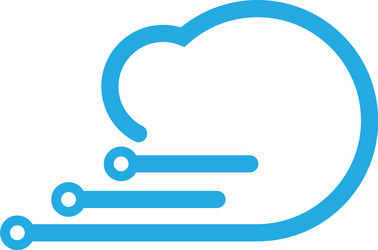 Cloud logo Royalty Free Vector Image - VectorStock