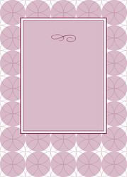 circle pattern and frame vector image