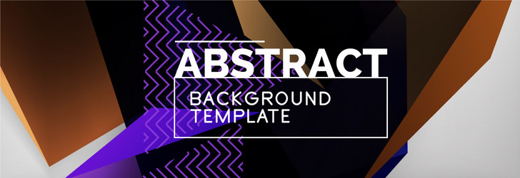dark 3d triangular low poly shapes abstract vector image