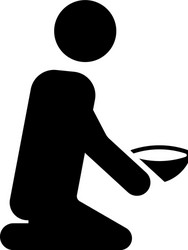 Poverty icon Royalty Free Vector Image - VectorStock