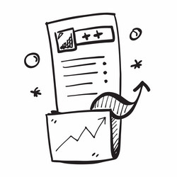 graph icon with copy space on a minimalist vector image