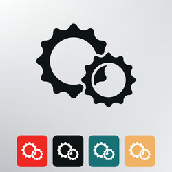 gear icon vector