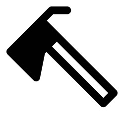 tool with a sharp edge for piercing vector image