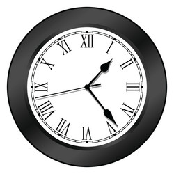 Clock face Royalty Free Vector Image - VectorStock