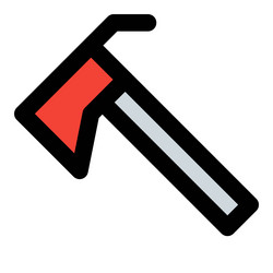 tool with a sharp edge for piercing vector image