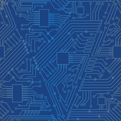 Abstract Microchip Pattern vector image