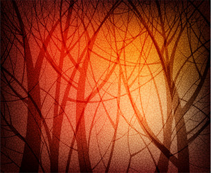 Abstract Red Branching Pattern vector image