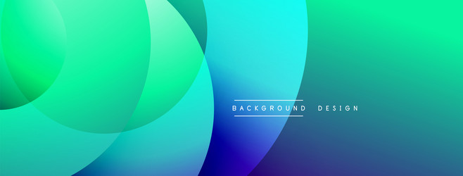 background design with overlapping circular vector image