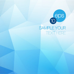 blue abstract triangular background vector