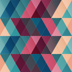 cloth triangle seamless pattern vector image