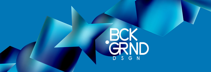 neon color geometric shapes square triangle circle vector image