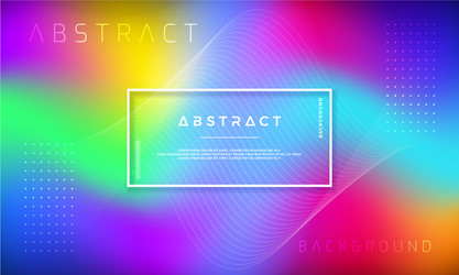 abstract dynamic colorful background design vector image