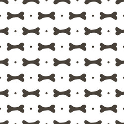 seamless pattern background with bones vector image