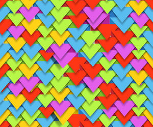 seamless background of colorful abstract triangle vector image