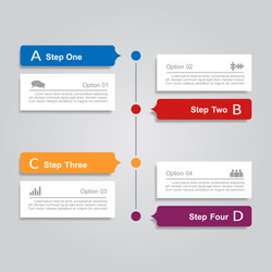 infographic report template with place for data vector image
