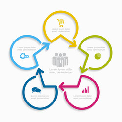 Infographic Template - Data Visualization vector image