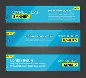 abstract banner design vector